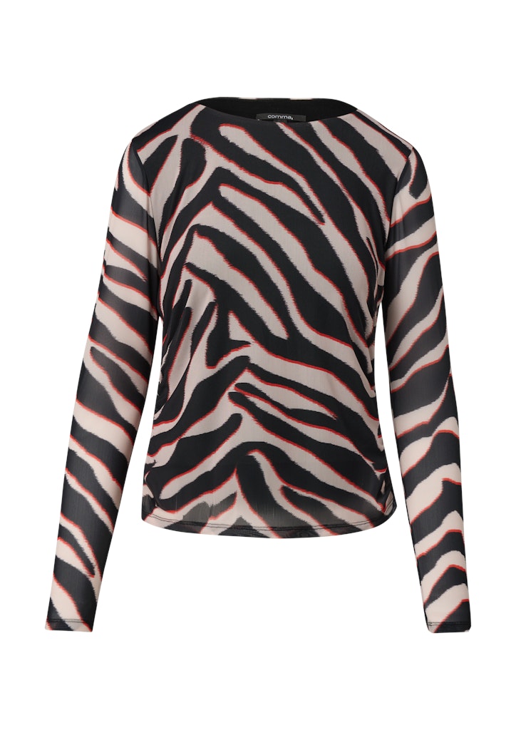 Comma Damen T-Shirts Lilac/Pink