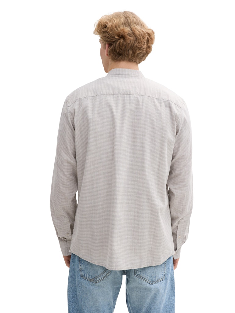 Tom Tailor denim Herren Hemden lang Tree Green Grid