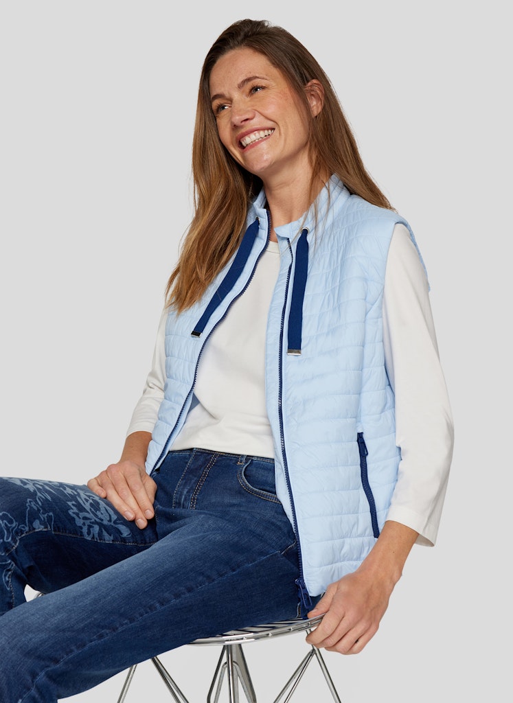 Rabe Damen Outdoorwesten Pastellblau