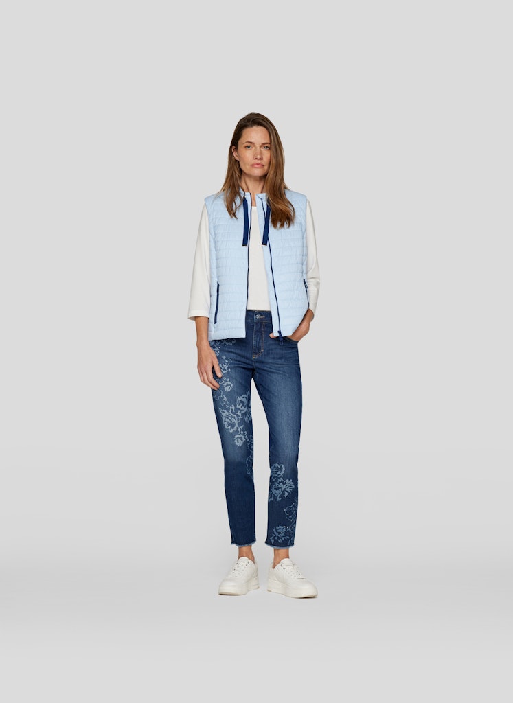 Rabe Damen Outdoorwesten Pastellblau