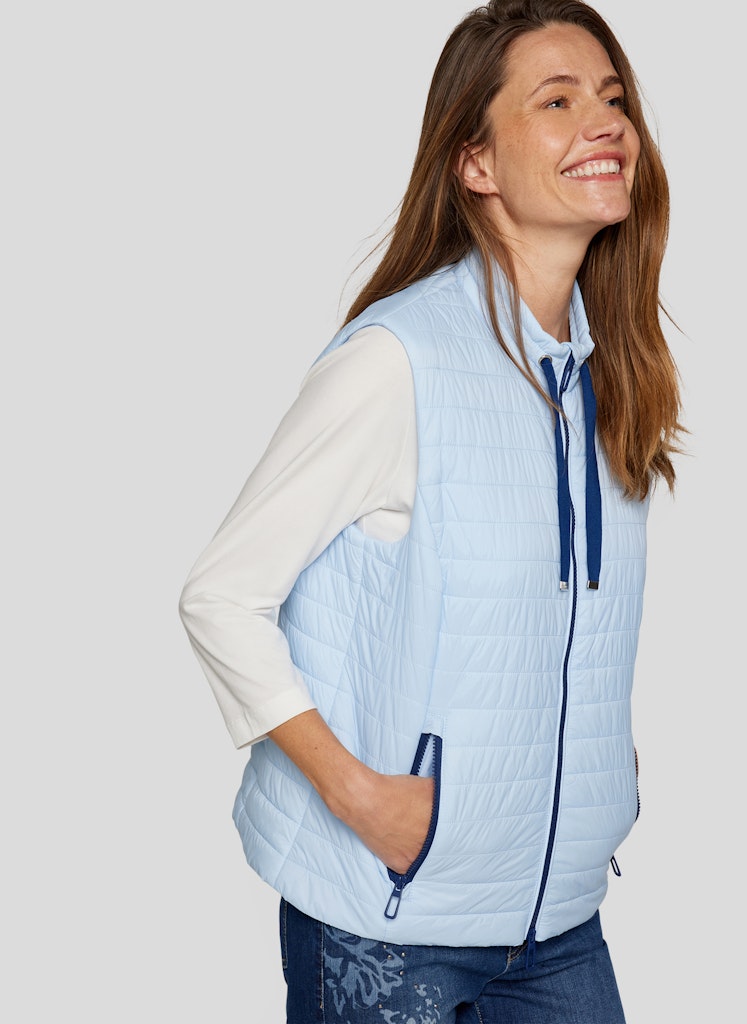 Rabe Damen Outdoorwesten Pastellblau