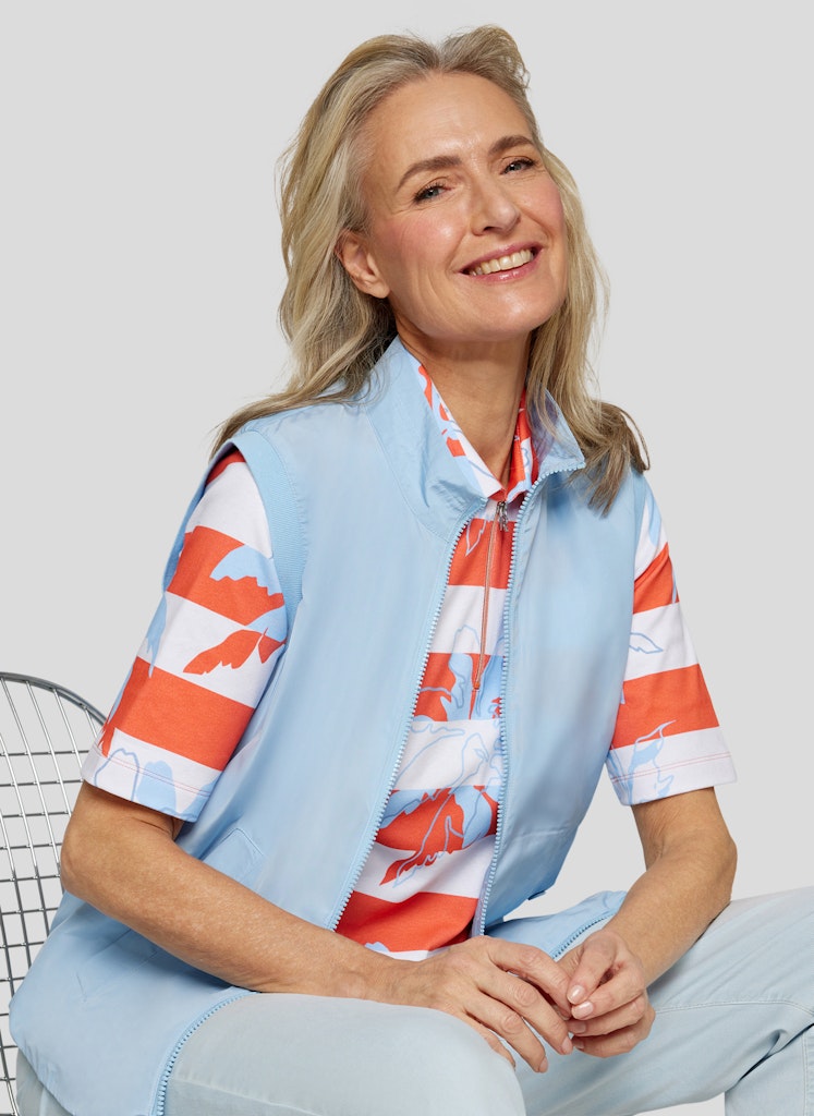 Rabe Damen Indoorwesten Pastellblau