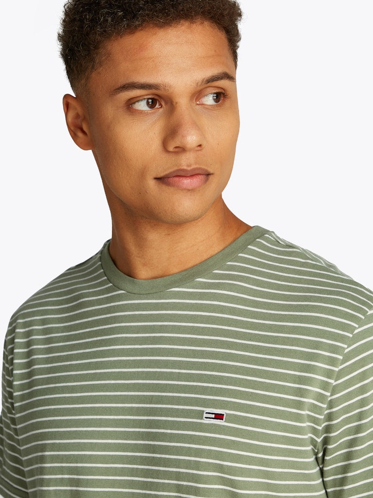 Tommy Jeans Herren T-Shirts kurz Ch Green