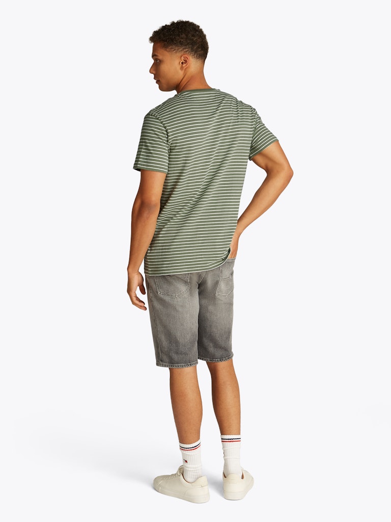 Tommy Jeans Herren T-Shirts kurz Ch Green