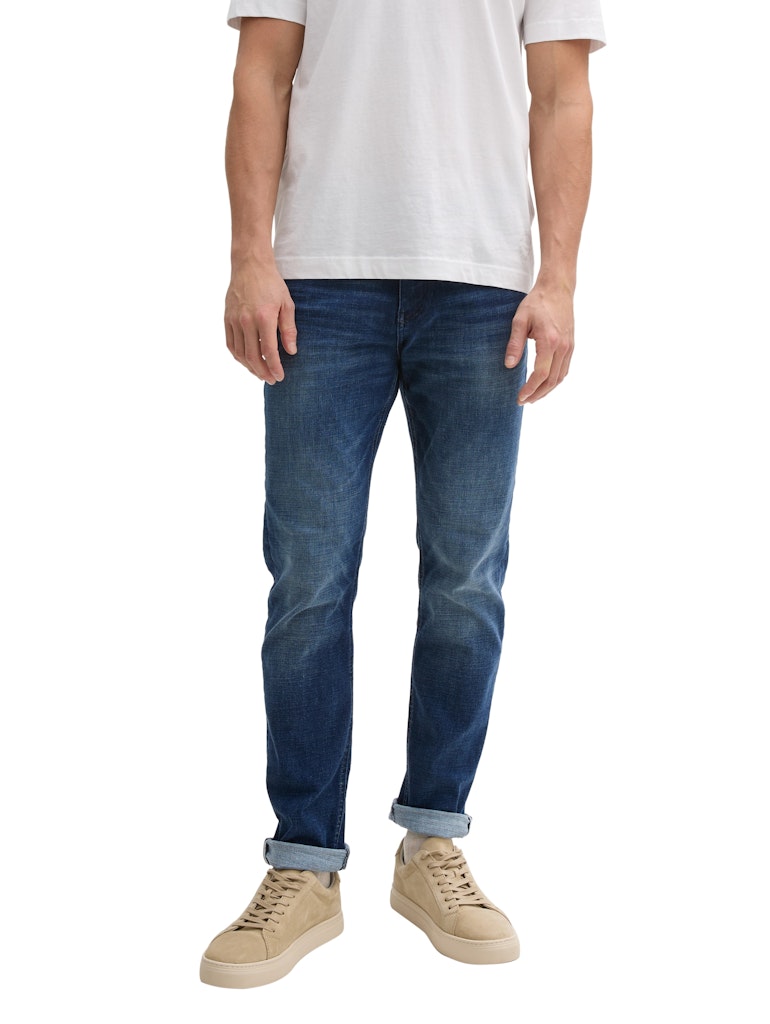Tom Tailor Herren Jeans Used Dark Stone