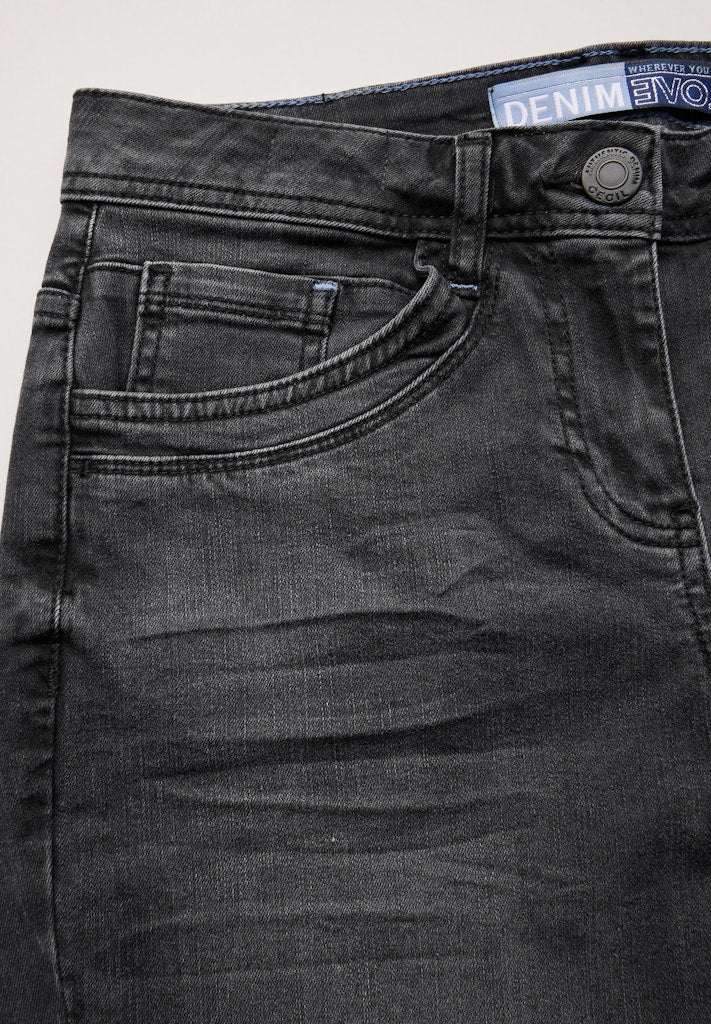 Cecil Damen Hosen Black Was
