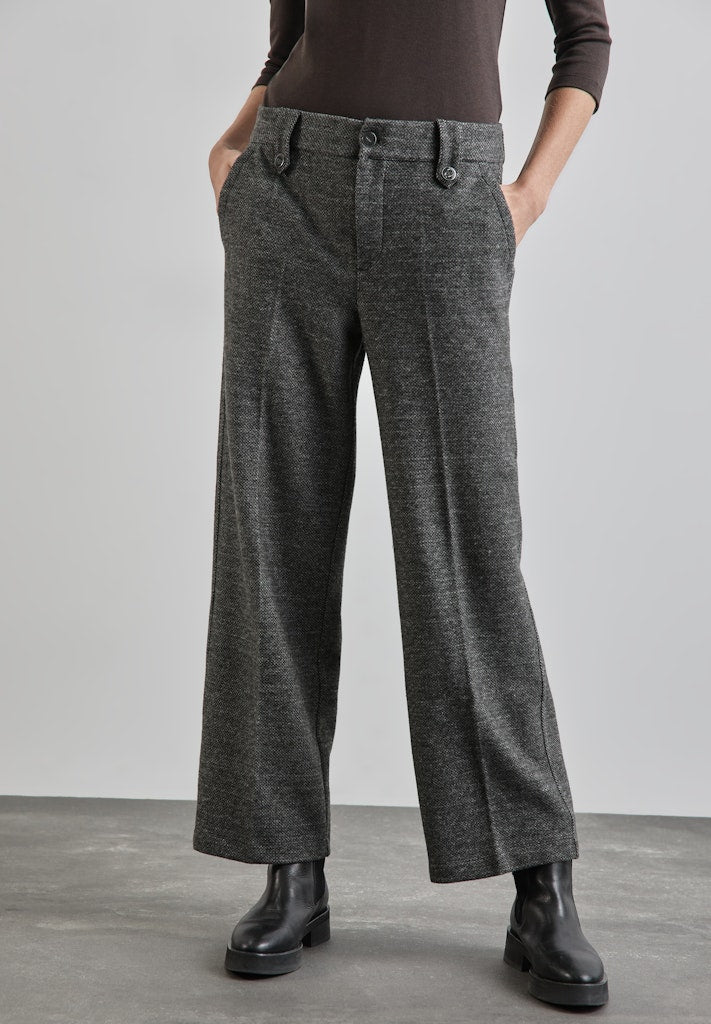 Street One Damen Hosen Echo Grey