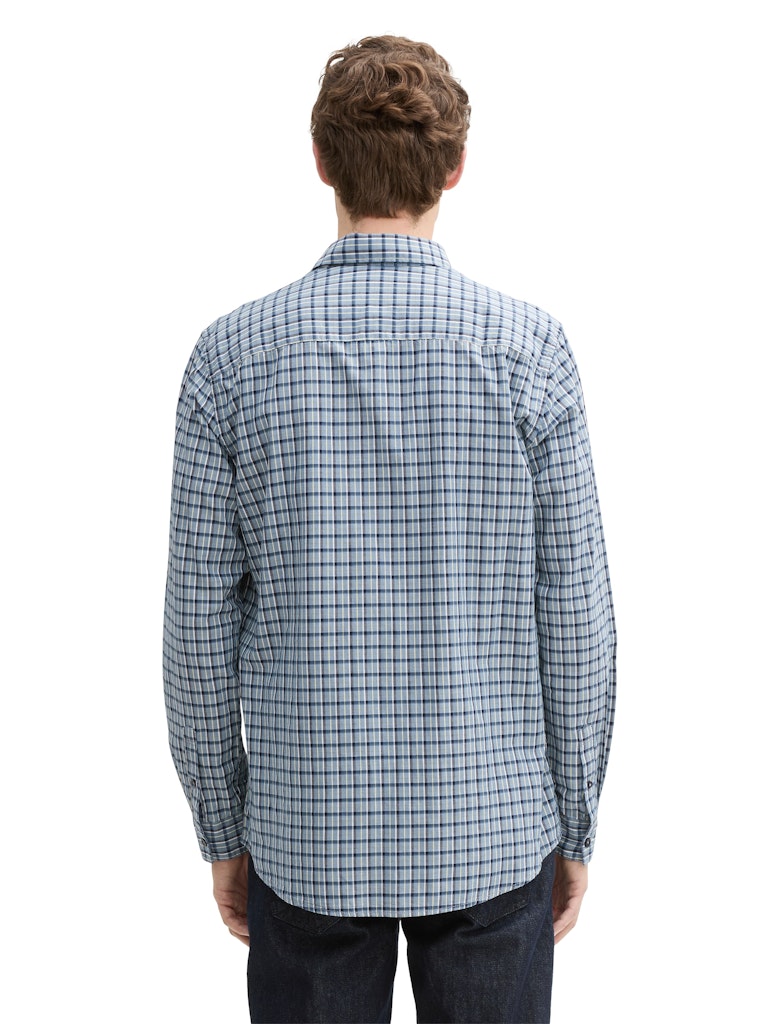 Tom Tailor Herren Hemden lang Mystical Blue L