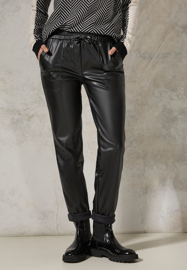 Cecil Damen Hosen Black