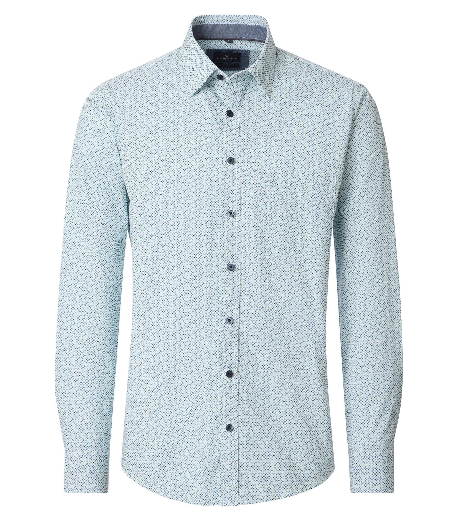 Casa Moda Herren Hemden Aqua Bis Pe