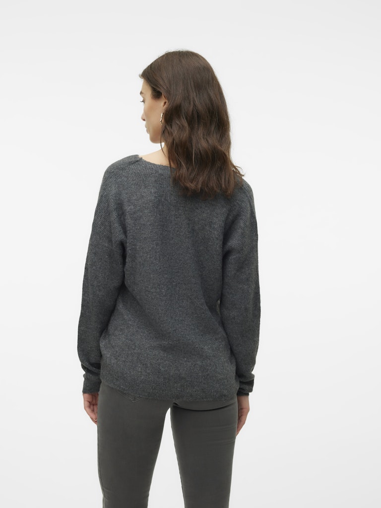 Vero Moda Damen Pullover Medium Grey Mel