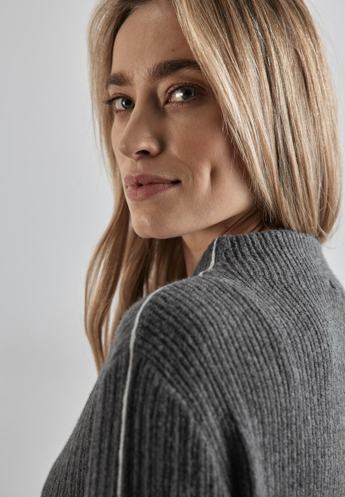 Street One Damen Pullover Echo Grey