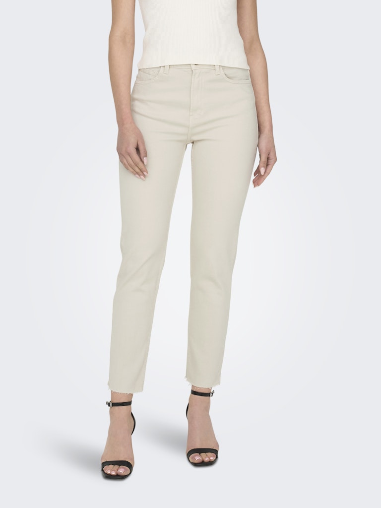 Only Damen Jeans Ecru