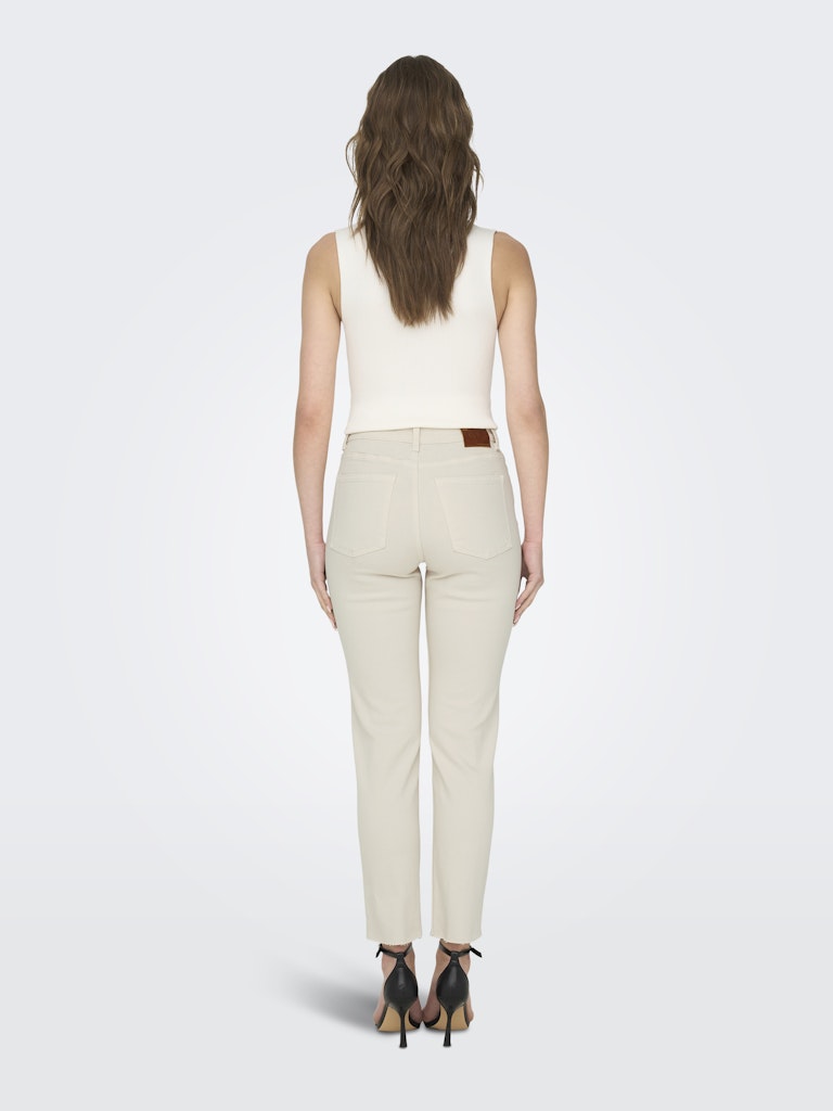 Only Damen Jeans Ecru