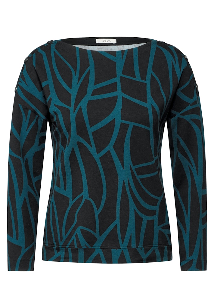 Cecil Damen T-Shirts Black
