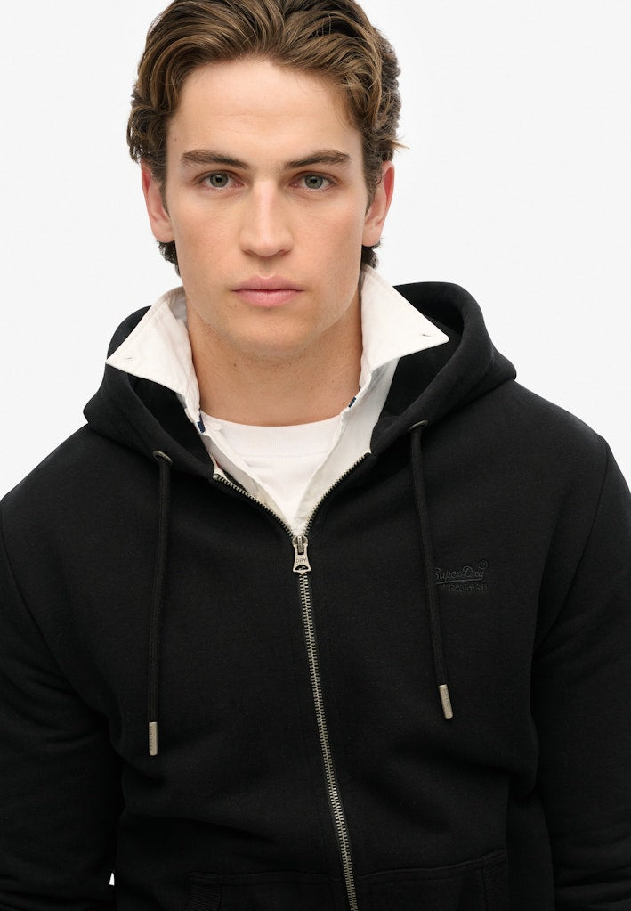 Superdry Men Herren Sweatjacken A Black