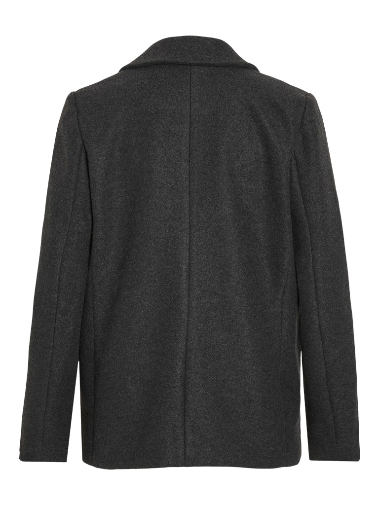 Vila Damen Blazer Dark Grey Melan