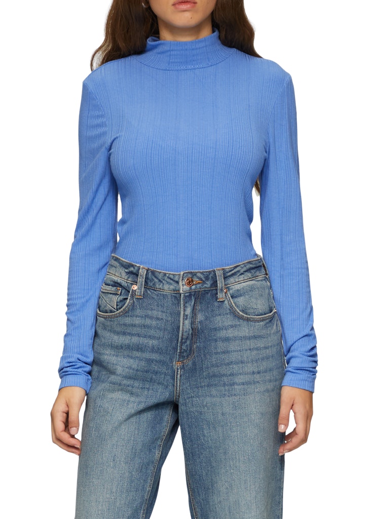 QS by S.Oliver Damen T-Shirts Blue