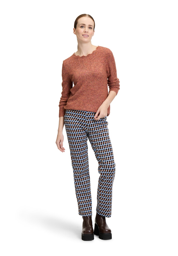 Cartoon Damen Pullover Light Brown Mel