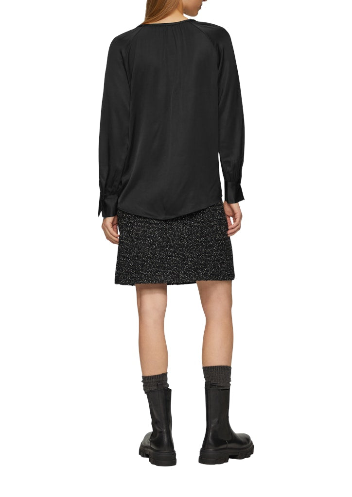 S. Oliver red Damen Blusen Grey/Black
