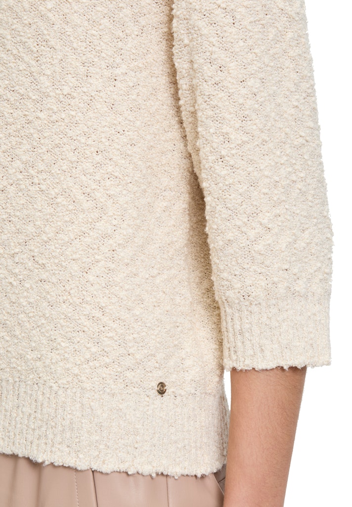 Betty & Co Damen Pullover Cream/Gold