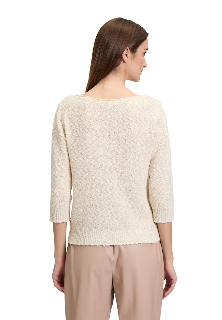 Betty & Co Damen Pullover Cream/Gold