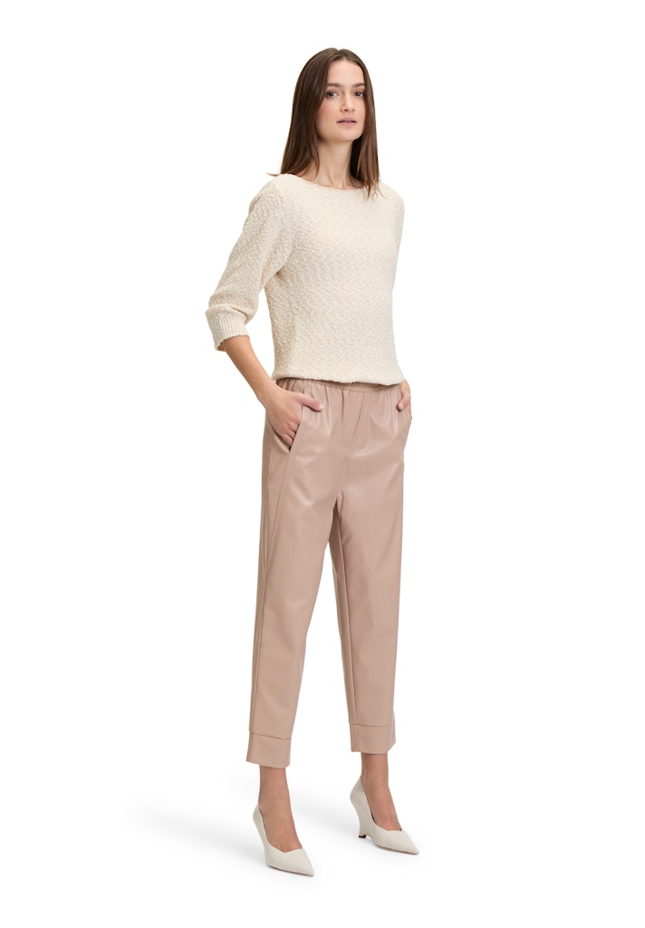 Betty & Co Damen Pullover Cream/Gold