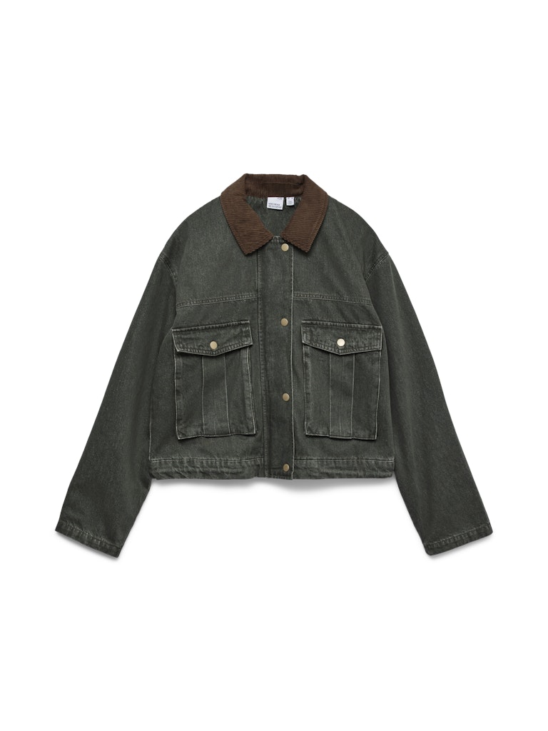 Vero Moda Damen Jeansjacken Grape Leaf