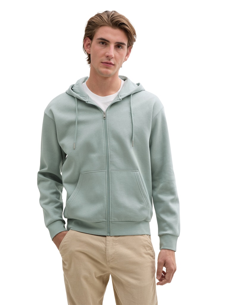 Tom Tailor denim Herren Sweatjacken Light Ice Blue