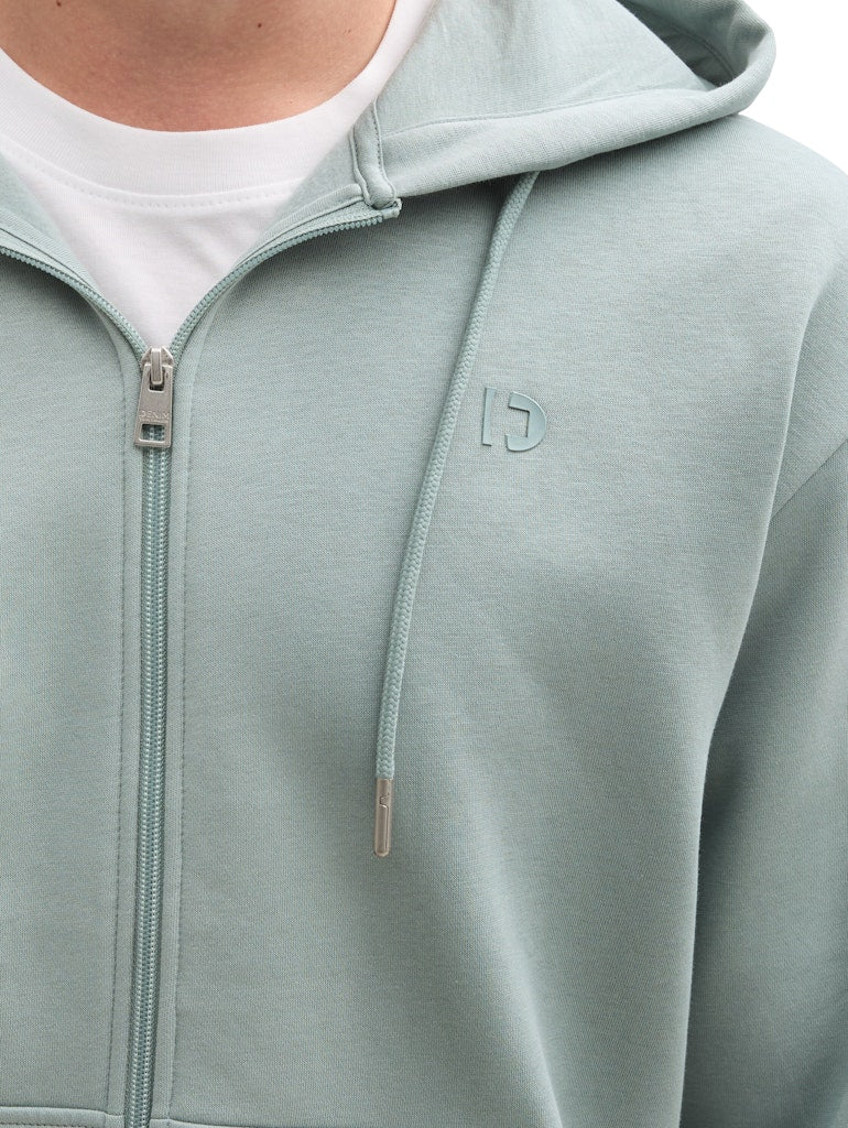 Tom Tailor denim Herren Sweatjacken Light Ice Blue