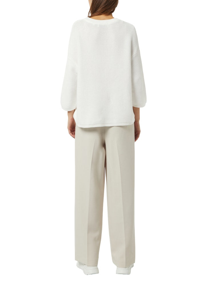 Comma CI Damen Pullover White