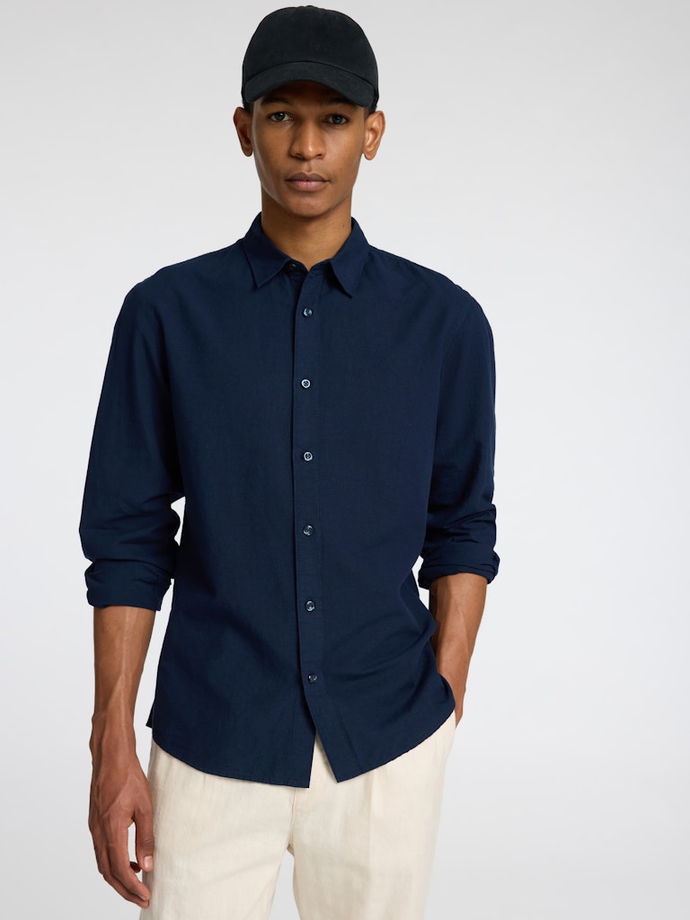 Selected homme Herren Hemden Sky Capt