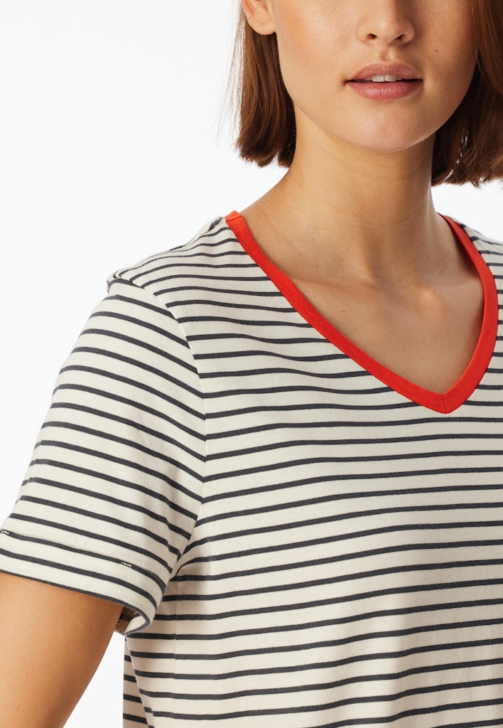 Schiesser Schlafanzug Off-White