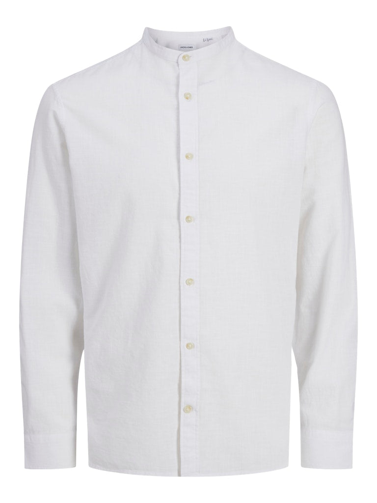 Jack & Jones Herren Hemden lang White