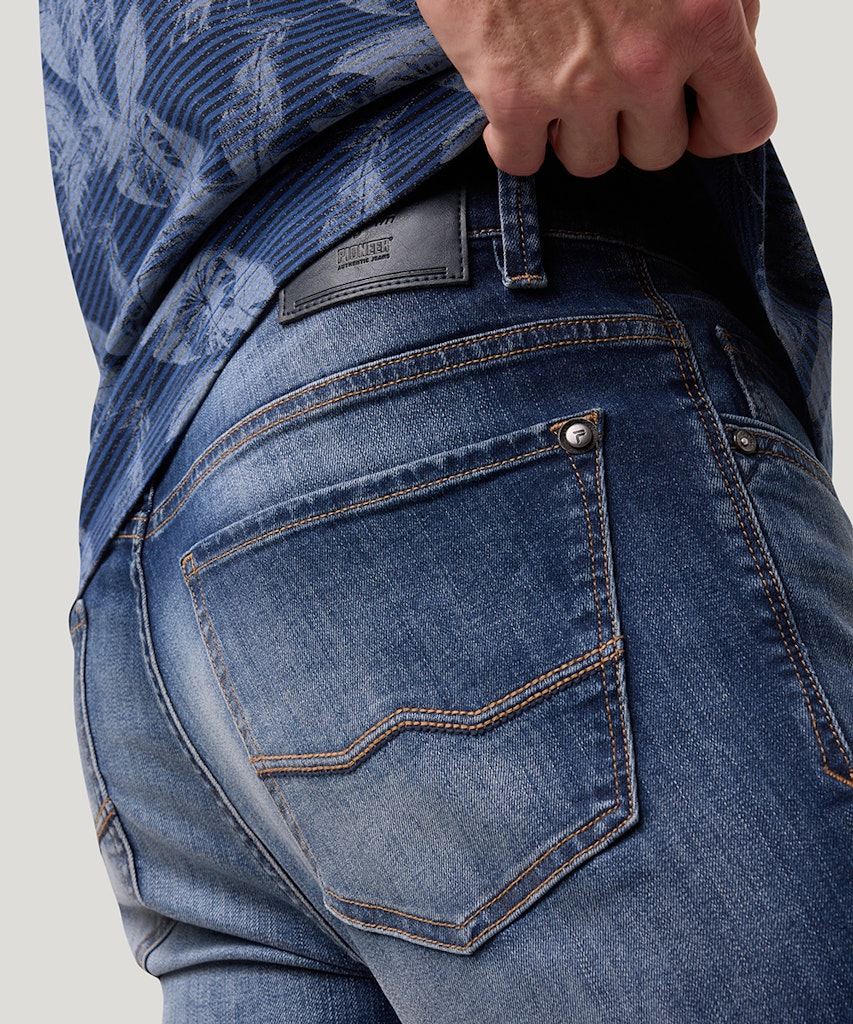 Pioneer Herren Jeans Dark Blue