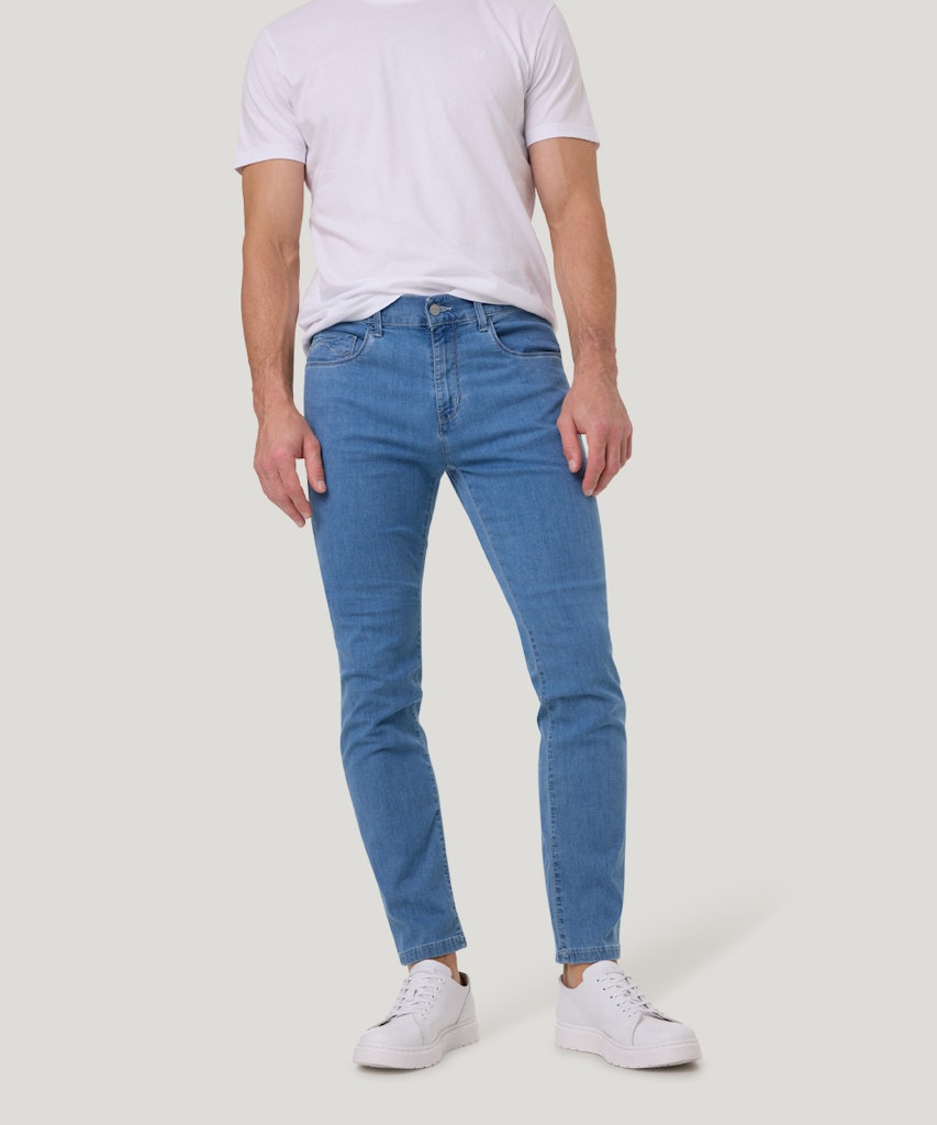 Pioneer Herren Jeans Light Blue