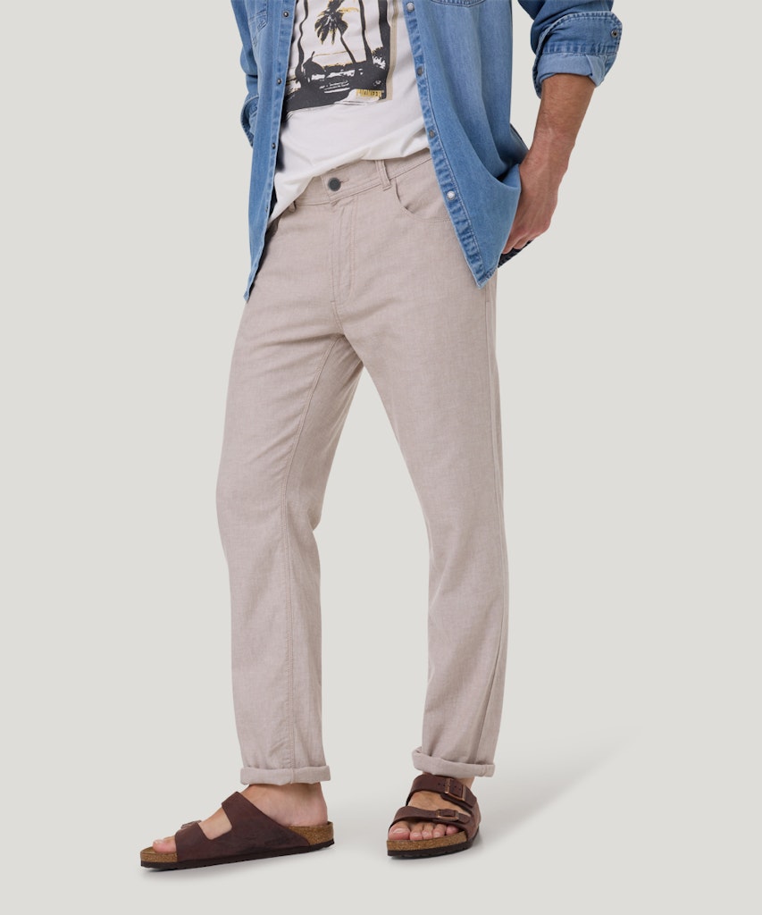 Pioneer Herren Hosen Oatmeal