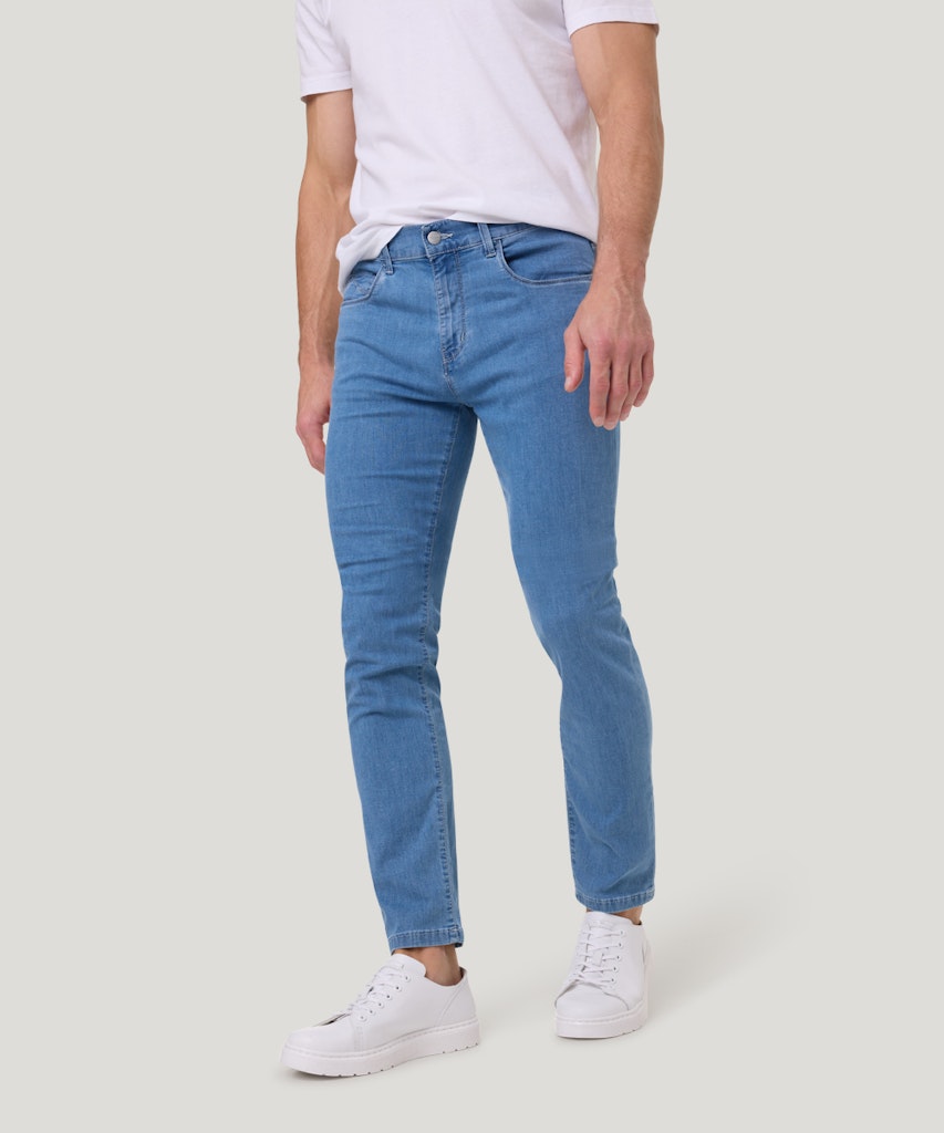 Pioneer Herren Jeans Light Blue