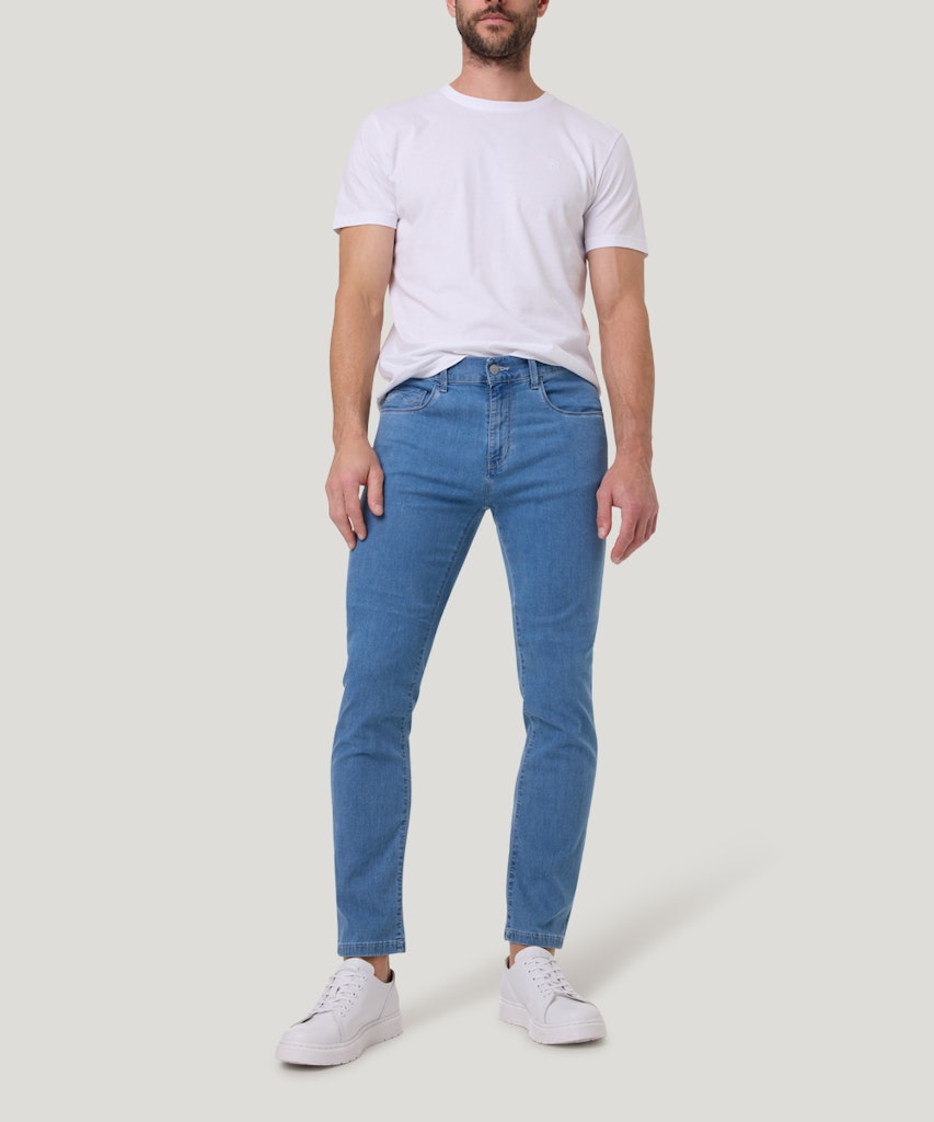 Pioneer Herren Jeans Light Blue