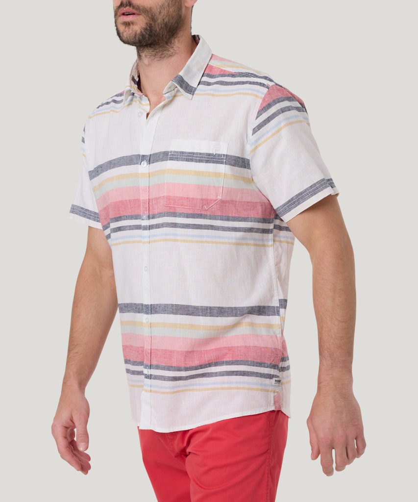 Pioneer Herren Hemden kurz Silver Clo