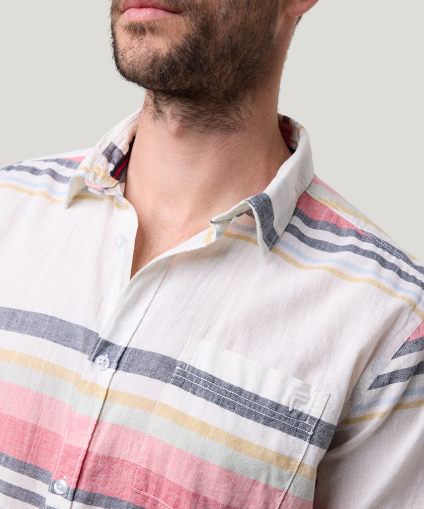 Pioneer Herren Hemden kurz Silver Clo