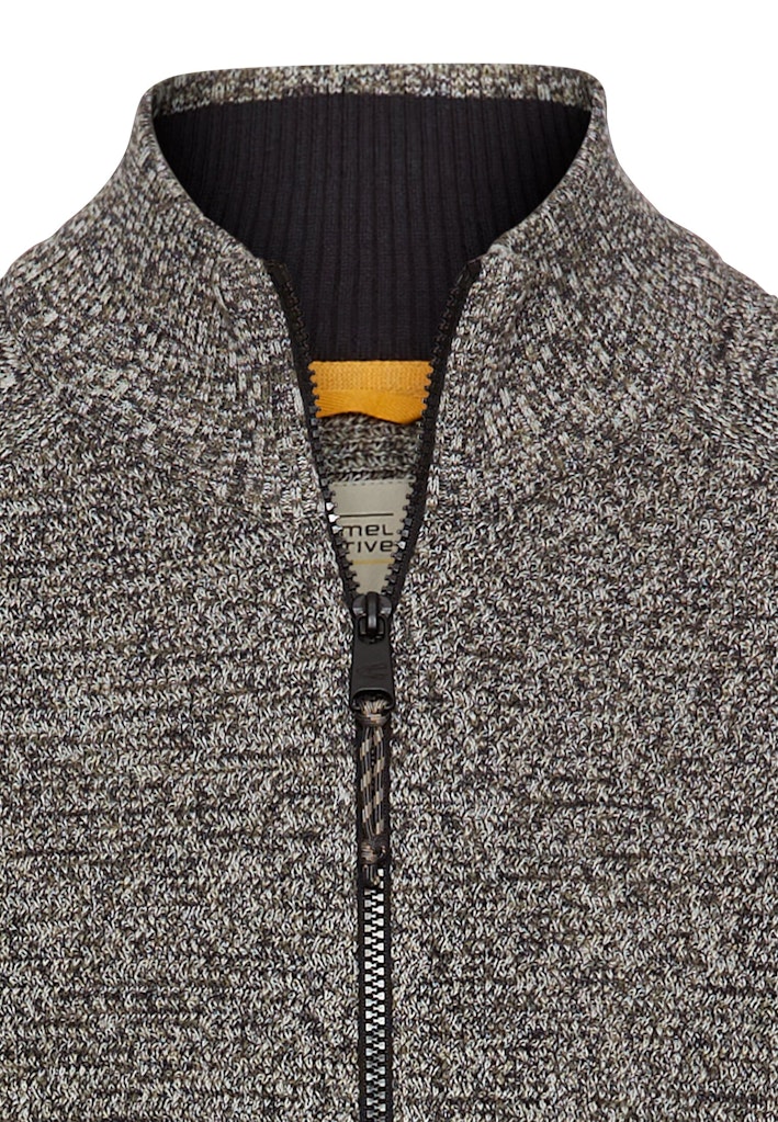 Camel active Herren Strickjacken Dusty Khaki
