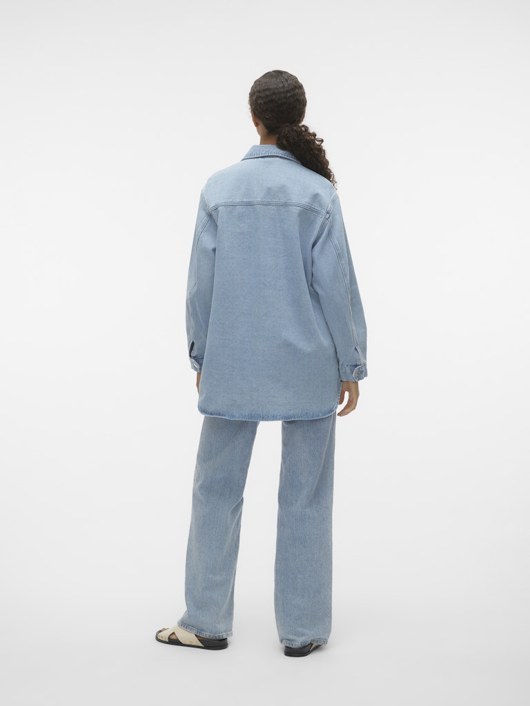 Vero Moda Damen Blusen Light Blue Deni