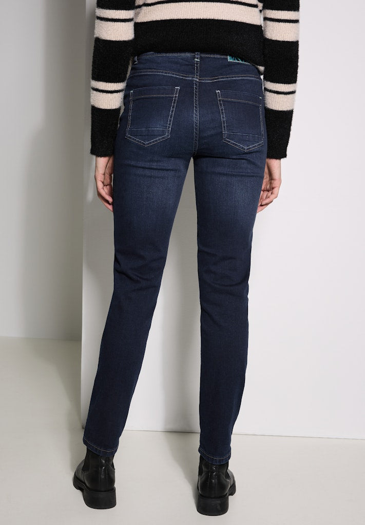 Cecil Damen Hosen Mid Blue