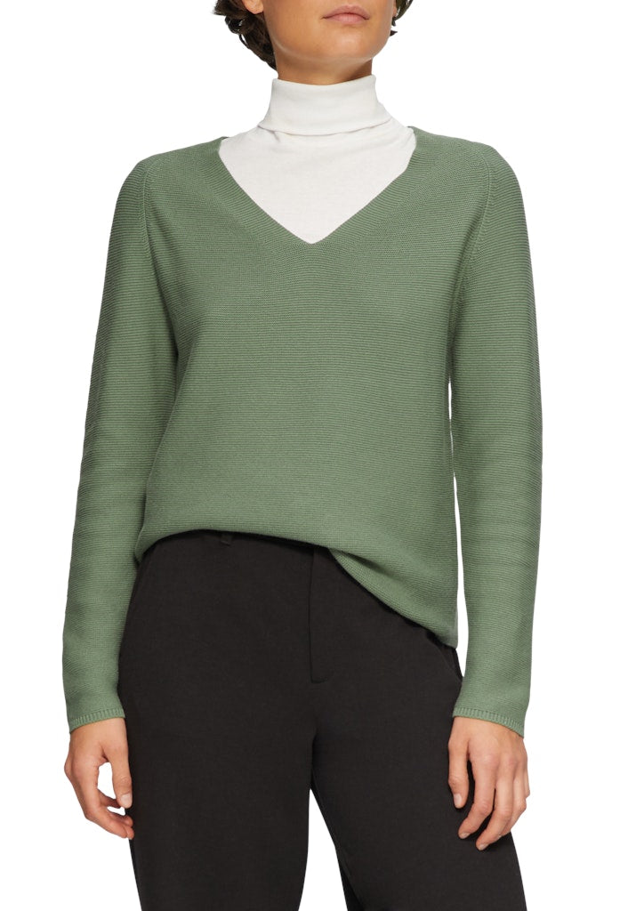 S. Oliver red Damen Pullover Green