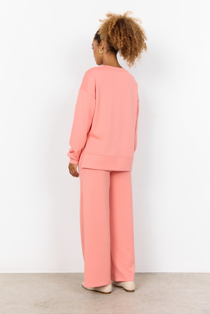 Soya Concept Damen Sweatshirts Peach Pink