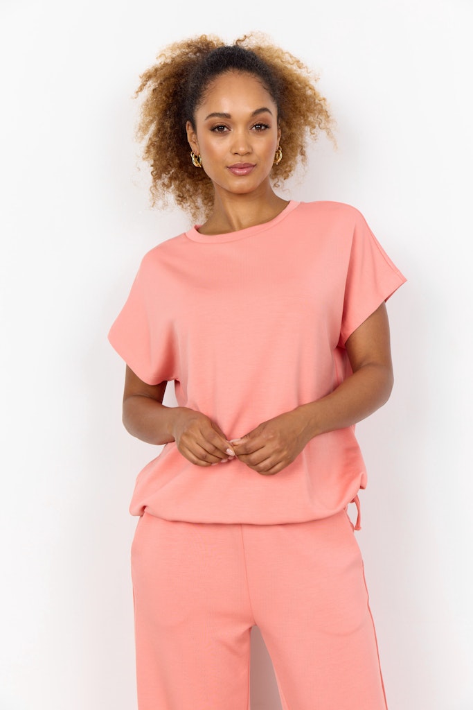 Soya Concept Damen T-Shirts Peach Pink