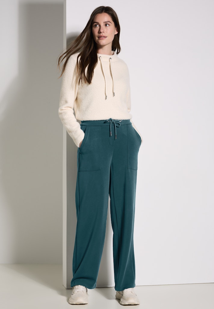 Cecil Damen Hosen Petrol Gr