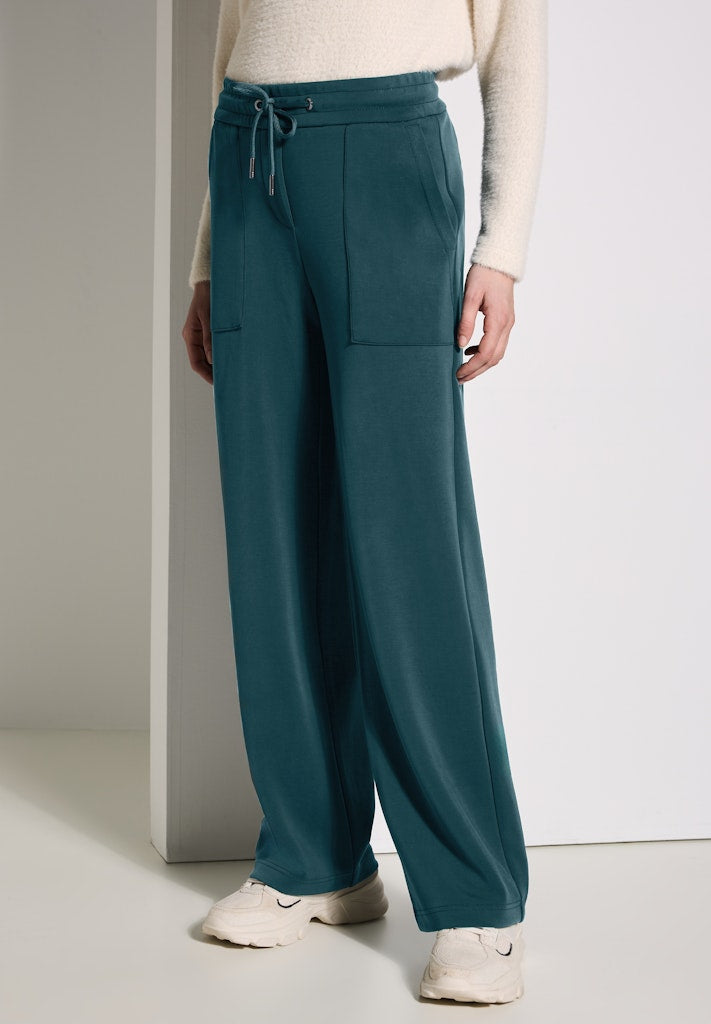 Cecil Damen Hosen Petrol Gr