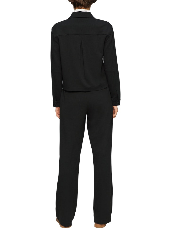 S. Oliver red Damen Hosen Grey/Black